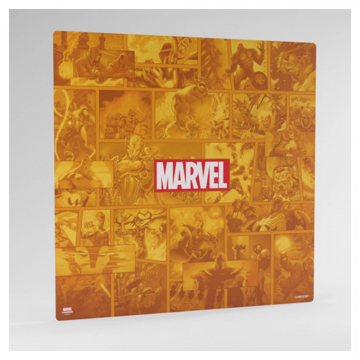 GameGenic Game Mat XL: Marvel Champions - Orange i gruppen SELSKABSSPIL / Tilbehør hos Spelexperten (GGS40032ML)