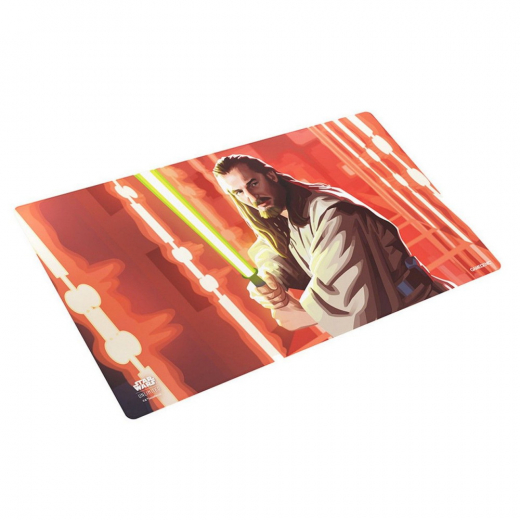 GameGenic Game Mat - Star Wars: Unlimited - Qui-Gon Jinn i gruppen SELSKABSSPIL / Tilbehør / Andet hos Spelexperten (GGS40117ML)