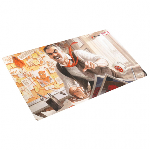 Magic: The Gathering Play Mat - Spider-Man J. Jonah Jameson i gruppen SELSKABSSPIL / Tilbehør / Andet hos Spelexperten (GGS40184ML)