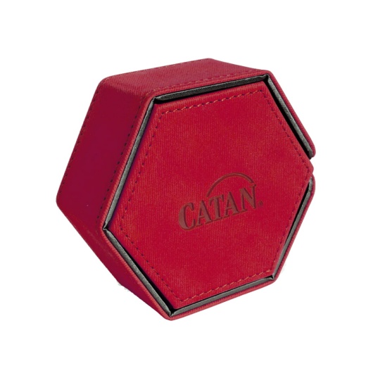 Catan: Hexatower - Premium Dice Tower Red i gruppen SELSKABSSPIL / Tilbehør / Terninger & tilbehør hos Spelexperten (GGS60020ML)