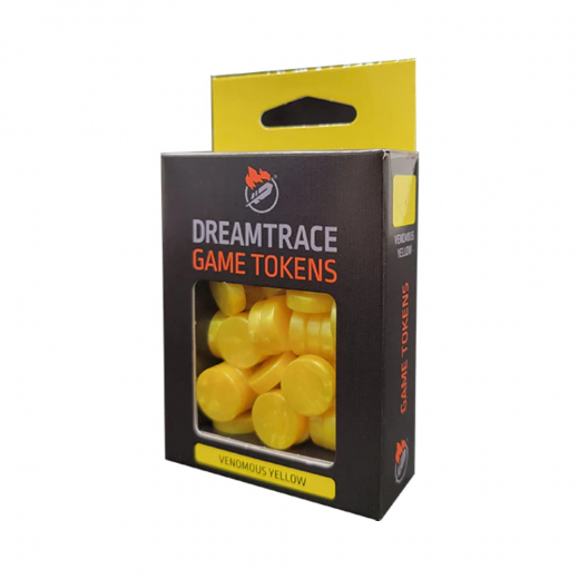 DreamTrace Game Tokens: Venomous Yellow i gruppen SELSKABSSPIL / Tilbehør / Andet hos Spelexperten (GHDTTK01)