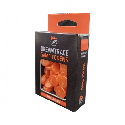 DreamTrace Game Tokens: Fireball Orange i gruppen SELSKABSSPIL / Tilbehør / Andet hos Spelexperten (GHDTTK04)