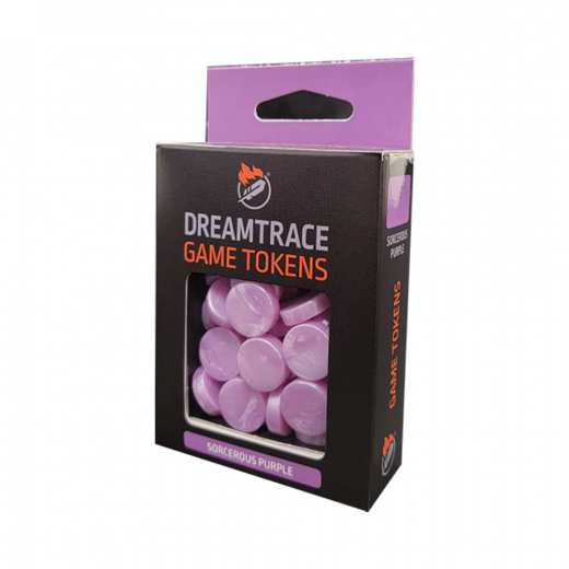 DreamTrace Game Tokens: Sorcerous Purple i gruppen SELSKABSSPIL / Tilbehør / Andet hos Spelexperten (GHDTTK08)