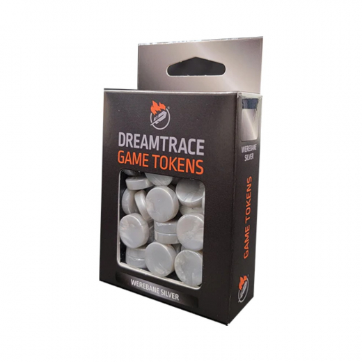 DreamTrace Game Tokens: Werebane Silver i gruppen Nyheder hos Spelexperten (GHDTTK18)