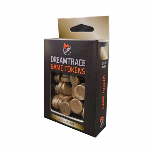 DreamTrace Game Tokens: Golem Bronze i gruppen SELSKABSSPIL / Tilbehør / Andet hos Spelexperten (GHDTTK19)