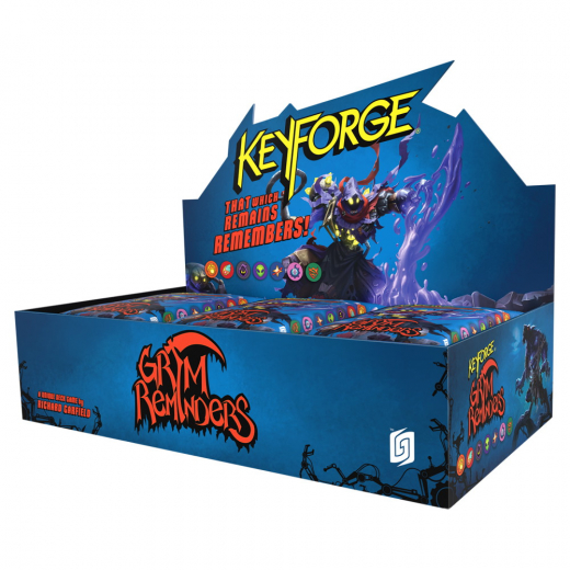 Keyforge: Grim Reminders - Archon Deck Display i gruppen SELSKABSSPIL / Kortspil hos Spelexperten (GHGKF17-DIS)