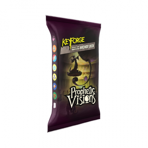 Keyforge: Prophetic Visions - Archon Deck i gruppen SELSKABSSPIL / Kortspil hos Spelexperten (GHGKF20d-BOS)