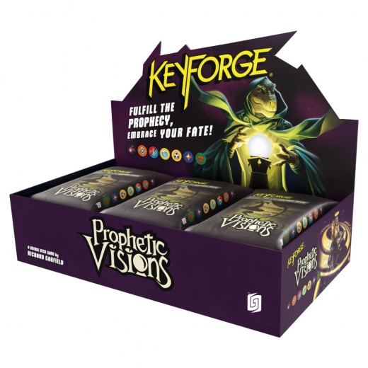 Keyforge: Prophetic Visions - Archon Deck Display i gruppen SELSKABSSPIL / Kortspil hos Spelexperten (GHGKF20d-DIS)