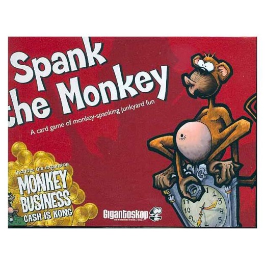 Spank the Monkey + Monkey Business (Eng.) i gruppen SELSKABSSPIL / Kortspil hos Spelexperten (GIG045)