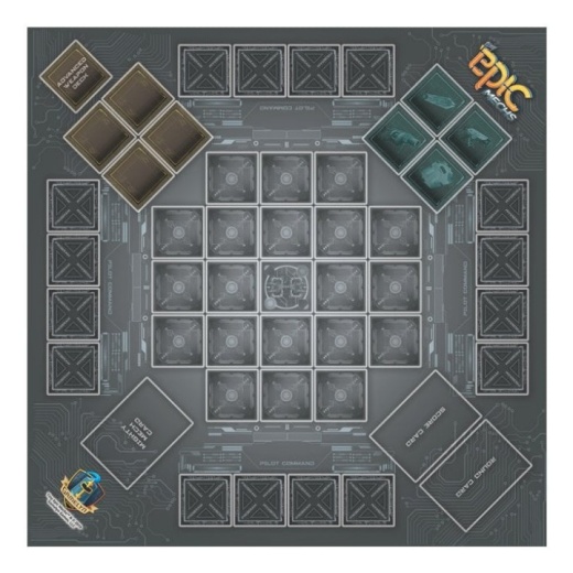 Tiny Epic Mechs - Playmat i gruppen SELSKABSSPIL / Tilbehør / Andet hos Spelexperten (GLGTEMA01)