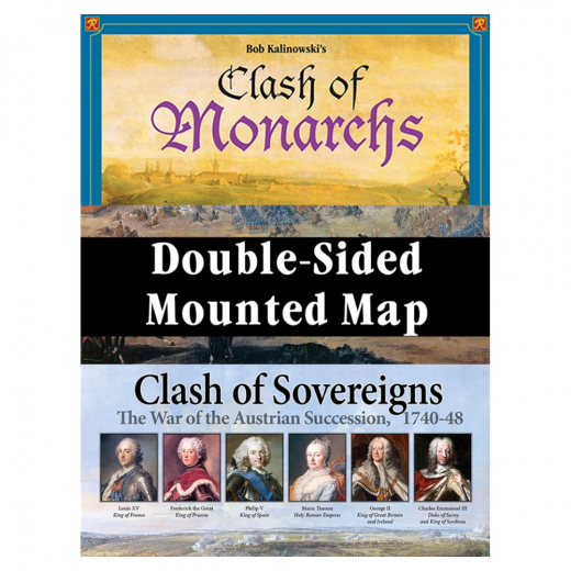 Clash of Sovereigns - Clash of Monarchs - Mounted Map (Exp.) i gruppen SELSKABSSPIL / Tilbehør / Andet hos Spelexperten (GMT2404)