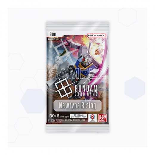 Gundam CG: Newtype Rising Booster Pack GD01 i gruppen SELSKABSSPIL / Kortspil hos Spelexperten (GUNCG01-BOS)