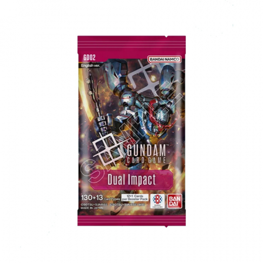 Gundam CG: Dual Impact Booster Pack GD02 i gruppen SELSKABSSPIL / Kortspil hos Spelexperten (GUNCG02-BOS)