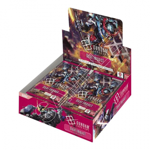 Gundam CG: Dual Impact Booster Display GD02 i gruppen SELSKABSSPIL / Kortspil hos Spelexperten (GUNCG02-DIS)