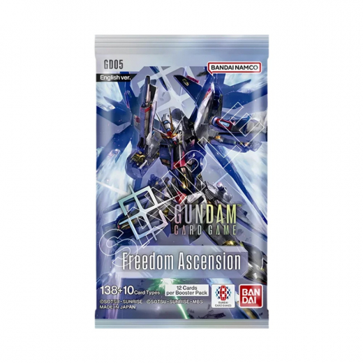 Gundam CG: Freedom Ascension Booster Pack GD05 i gruppen SELSKABSSPIL / Kortspil hos Spelexperten (GUNCG05-BOS)