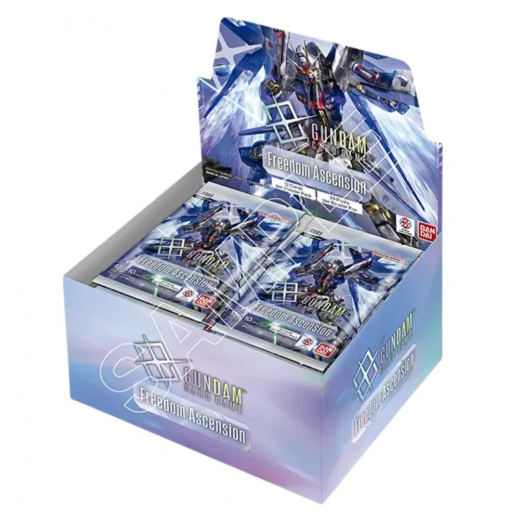 Gundam CG: Freedom Ascension Booster Display GD05 i gruppen SELSKABSSPIL / Kortspil hos Spelexperten (GUNCG05-DIS)