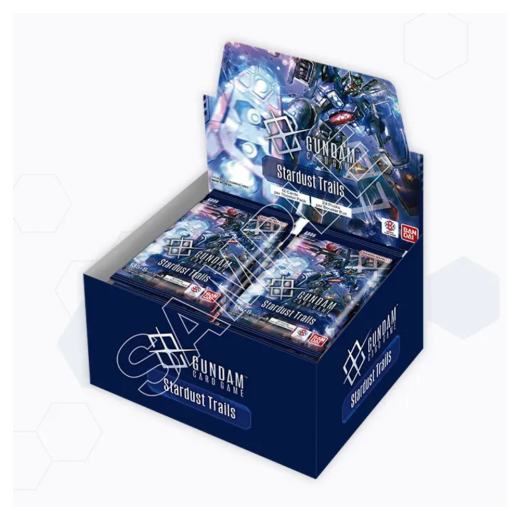 Gundam CG: Stardust Trails Booster Display GD06 i gruppen SELSKABSSPIL / Spilserier / Gundam Card Game hos Spelexperten (GUNCG06-DIS)