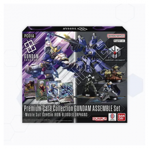 Gundam CG: Assemble Set - Mobile Suit Gundam Iron-Blooded Orphans PC01A i gruppen SELSKABSSPIL / Kortspil hos Spelexperten (GUNCGPCA01)