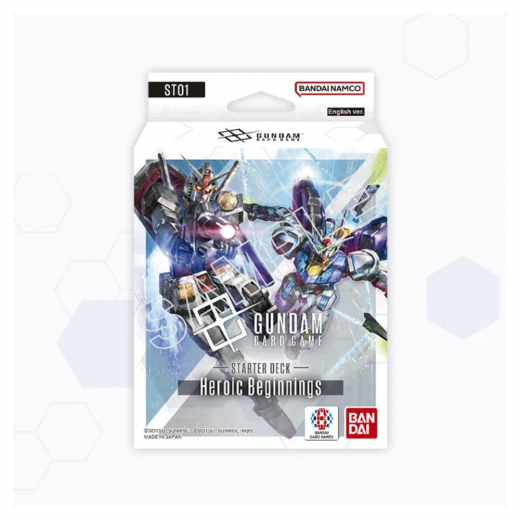 Gundam CG: Heroic Beginnings Starter Deck ST01 i gruppen SELSKABSSPIL / Kortspil hos Spelexperten (GUNCGST01)