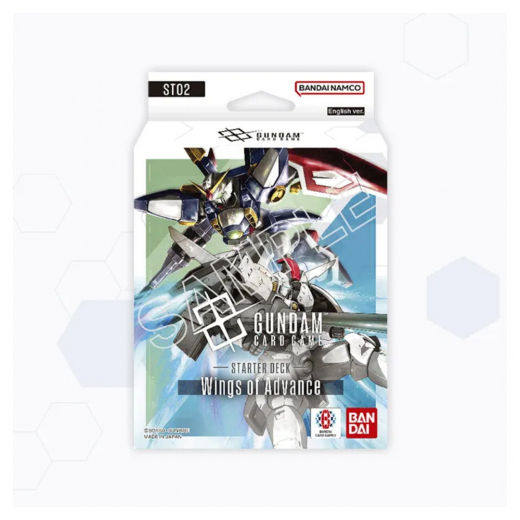Gundam CG: Wings of Advance Starter Deck ST02 i gruppen SELSKABSSPIL / Kortspil hos Spelexperten (GUNCGST02)
