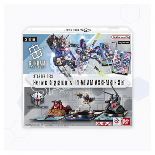 Gundam CG: Heroic Beginnings Assemble Starter Set ST01A i gruppen SELSKABSSPIL / Kortspil hos Spelexperten (GUNCGSTA01)
