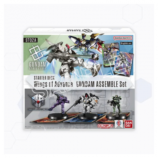 Gundam CG: Wings of Advance Assemble Starter Set ST02A i gruppen SELSKABSSPIL / Kortspil hos Spelexperten (GUNCGSTA02)