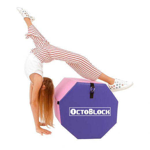 Ottekantede Gymnastikklodser, Pink Og Lilla i gruppen Nyheder hos Spelexperten (GYM-OCTAGON-MAT)