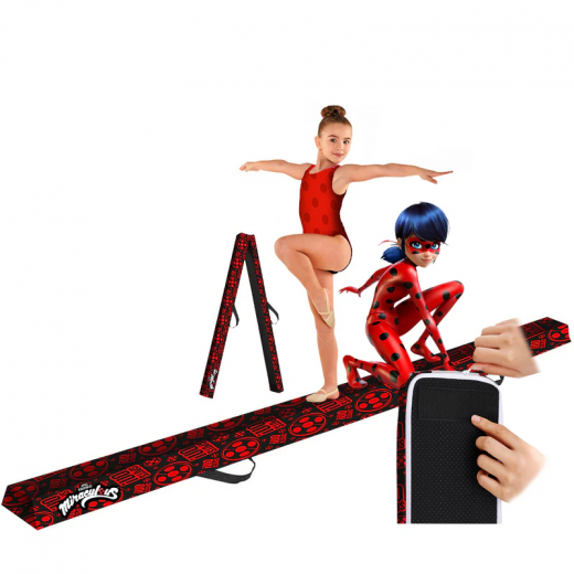 Gym Beam Pro - Gymnastikbom - Miraculous i gruppen Nyheder hos Spelexperten (GYMBEAM-MIR-002)