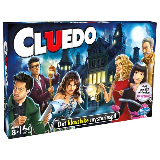 Cluedo (DK) i gruppen SELSKABSSPIL / Familiespil hos Spelexperten (HAB3871238-DK)