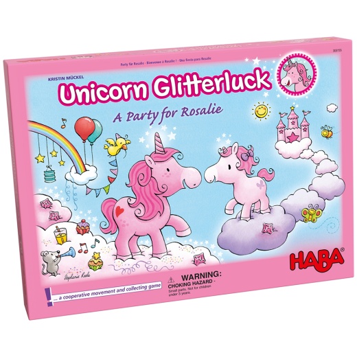 Unicorn Glitterluck: A Party for Rosalie i gruppen SELSKABSSPIL / Børnespil hos Spelexperten (HABA297)
