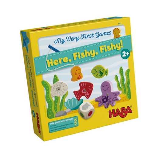 My Very First Games - Here, Fishy, Fishy! i gruppen SELSKABSSPIL / Børnespil hos Spelexperten (HABA5661)