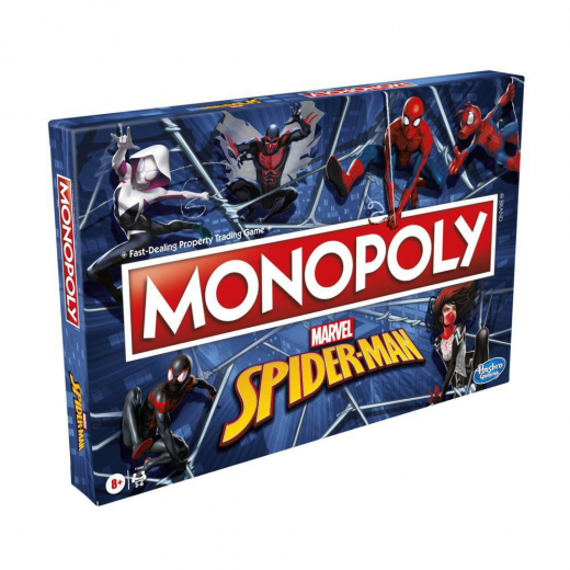 Monopoly - Marvel Spider-Man i gruppen SELSKABSSPIL / Familiespil hos Spelexperten (HABF3968UE2)