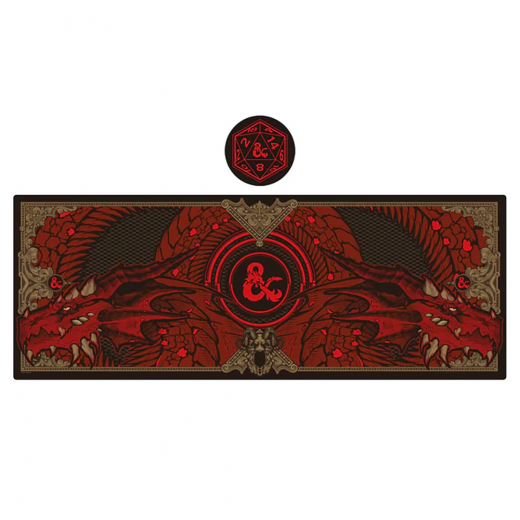 Dungeons & Dragons Desk Pad & Coaster Set i gruppen LEGETØJ / Collectibles / Dungeons & Dragons collectables hos Spelexperten (HAS-DUN23)
