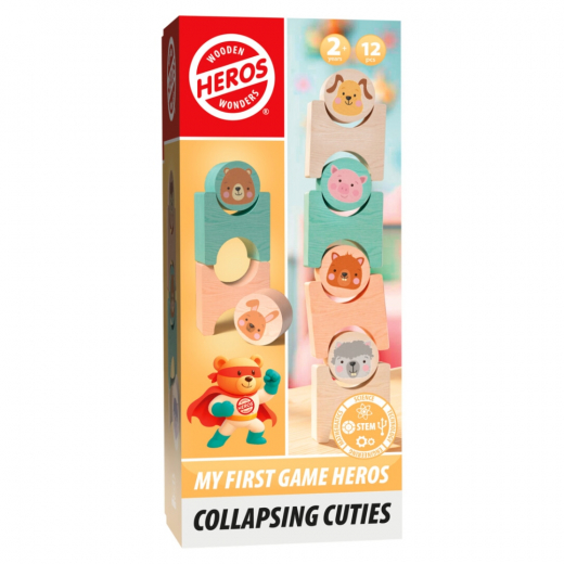 My First Game Heros Collapsing Cuties i gruppen SELSKABSSPIL / Børnespil hos Spelexperten (HE0035)