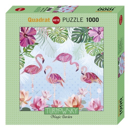 Heye Flamingos & Lilies 1000 brikker i gruppen PUSLESPIL / 1000 brikker hos Spelexperten (HE29852)