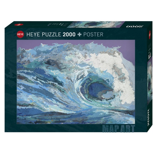 Heye Map Wave 2000 brikker i gruppen PUSLESPIL / 2000 brikker > hos Spelexperten (HE29872)