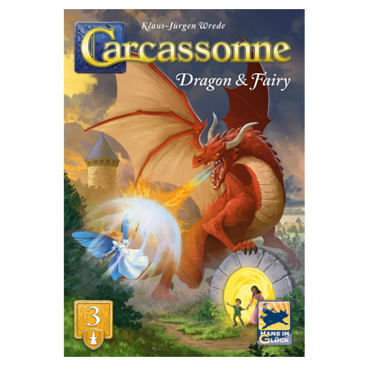 Carcassonne: Dragon & Fairy (Exp.) (EN) i gruppen SELSKABSSPIL / Spilserier / Carcassonne hos Spelexperten (HIGCARC05EN)