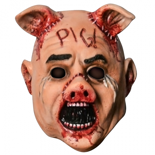 Latex Mask Devil Pig i gruppen LEGETØJ / Maskerade / Masker hos Spelexperten (HOR-DEV)