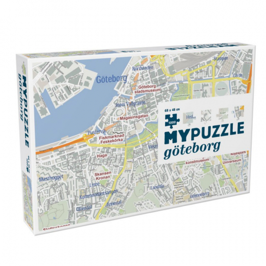 MyPuzzle: Gøteborg 1000 brikker i gruppen PUSLESPIL / 1000 brikker hos Spelexperten (HQ24)