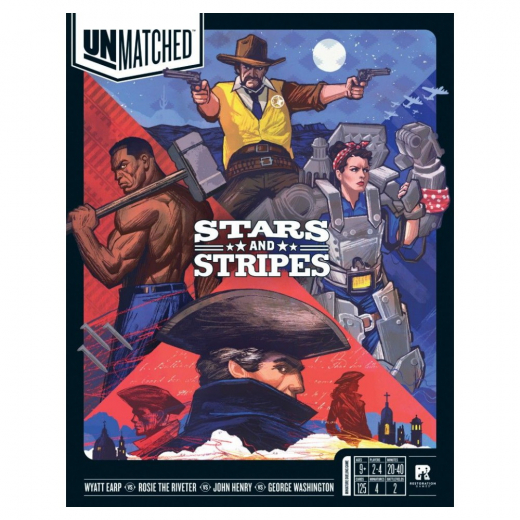 Unmatched: Stars and Stripes i gruppen SELSKABSSPIL / Spilserier / Unmatched hos Spelexperten (IEL0634)
