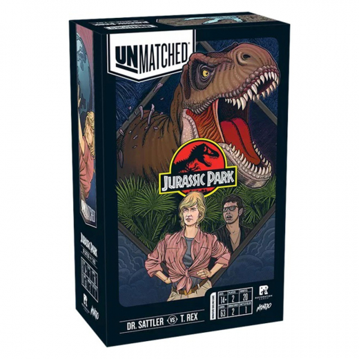 Unmatched: Jurassic Park - Dr. Sattler vs. T-Rex i gruppen SELSKABSSPIL / Strategispil hos Spelexperten (IEL0829)