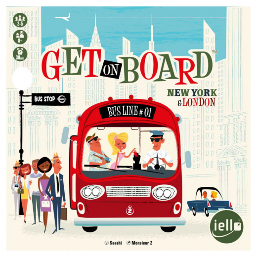 Get on Board: New York & London (DK) i gruppen SELSKABSSPIL / Strategispil hos Spelexperten (IEL51827NOR)