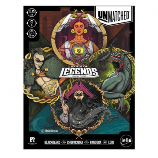 Unmatched: Battle of Legends - Volume Three i gruppen SELSKABSSPIL / Spilserier / Unmatched hos Spelexperten (IEL70467)