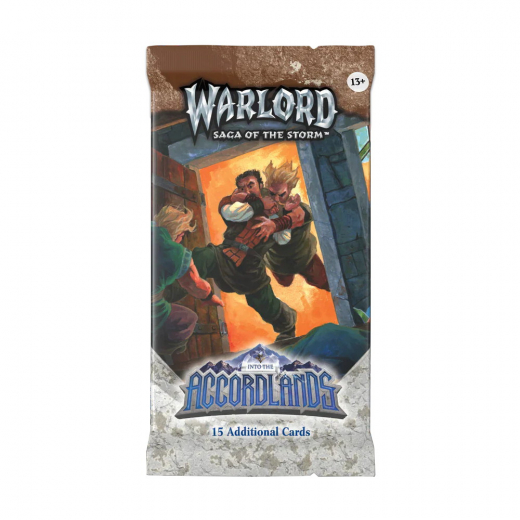 Warlord: Saga of the Storm - Into Accordlands Booster Pack i gruppen SELSKABSSPIL / Kortspil hos Spelexperten (ITA-BB-24)