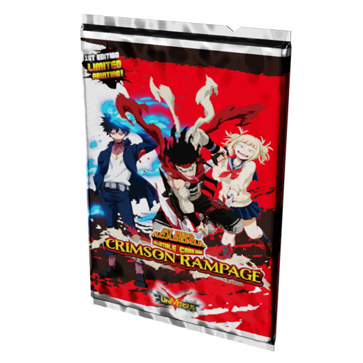 My Hero Academia CCG: Crimson Rampage Booster i gruppen SELSKABSSPIL / Kortspil hos Spelexperten (JASMHA02B)