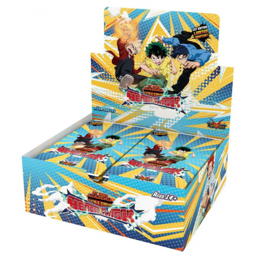 My Hero Academia CCG: Heroes Clash Booster Display i gruppen SELSKABSSPIL / Kortspil hos Spelexperten (JASUVS03A-DIS)