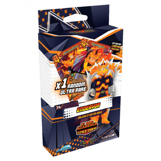 My Hero Academia CCG: Endeavor Deluxe Starter Deck i gruppen SELSKABSSPIL / Kortspil hos Spelexperten (JASUVS03C)