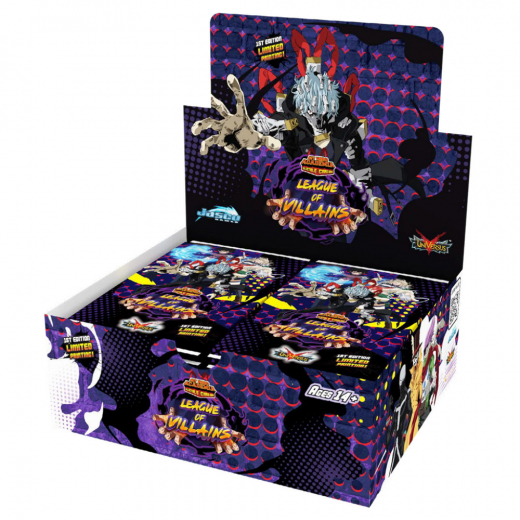 My Hero Academia CCG: League of Villains Booster Display i gruppen SELSKABSSPIL / Kortspil hos Spelexperten (JASUVS04B-DIS)