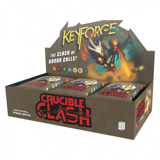 Keyforge: Crucible Clash - Archon Deck Display i gruppen SELSKABSSPIL / Kortspil hos Spelexperten (KF23d-DIS)