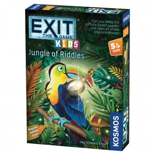 Exit: The Game - Kids: Jungle of Riddles i gruppen SELSKABSSPIL / Escape Room hos Spelexperten (KOS1813)
